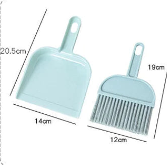 Mini Broom and Dustpan Set – Compact Hair &amp; Dirt Cleaner
